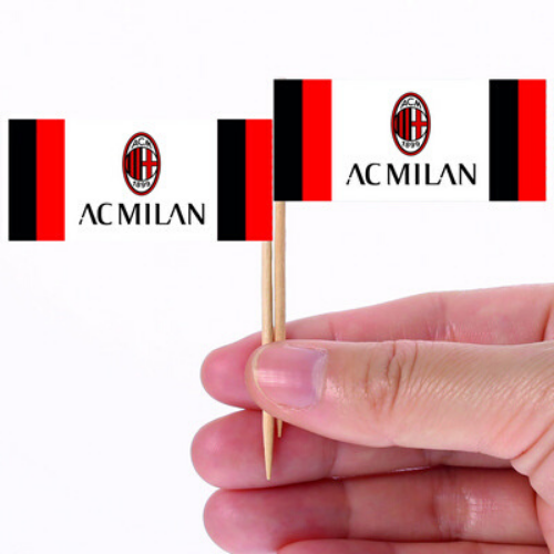 24 Fähnchenstecker AC Milan