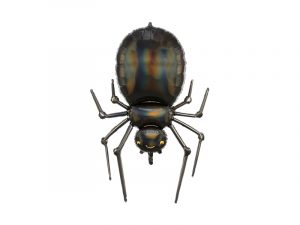 Folienballon Spinne, 60x101cm, black