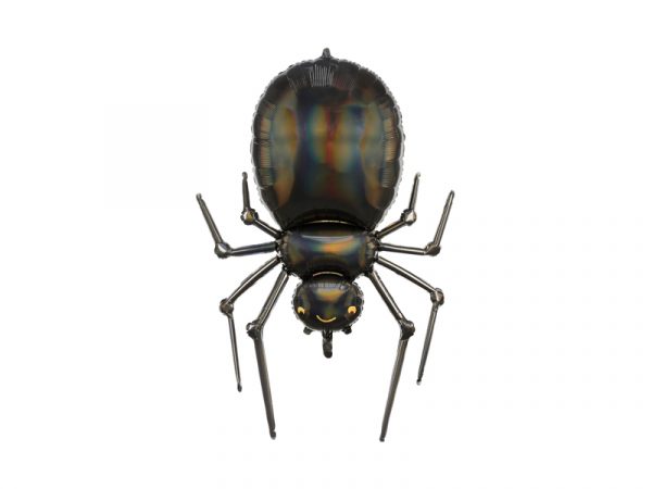 Folienballon Spinne, 60x101cm, black