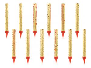 Eisfontäne Pack Gold 12cm, 12 Stück
