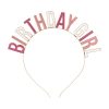 Haarreifen "Birthday Girl" gold