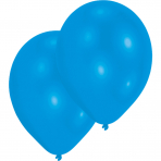 50 Latexballons Metallic Blau 27,5cm/11"