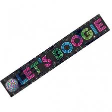 Folienbanner Disco Fever 70's 762 cm