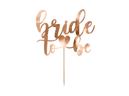 Topper Bride to be, 17.5 cm
