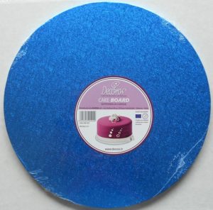 Tortenplatten - Rund - Blau 25cm