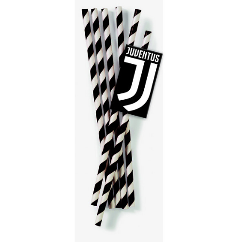 12 JUVENTUS Strohhalme aus Papier