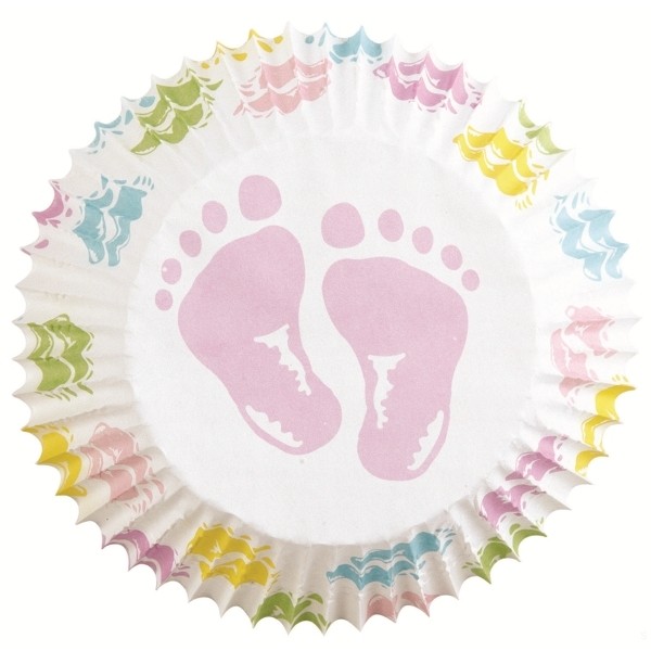 capsulas-red-polka-dots-60-uds-pme (1) Wilton Backförmchen Füße 75Stk