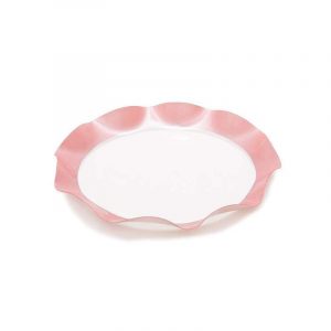 Servierschale rosa Rund, 32cm