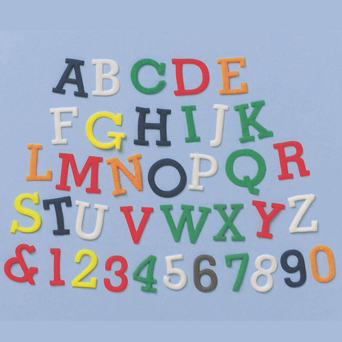 FMM Alphabet & Numbers tappits Upper Case / Großbuchstaben