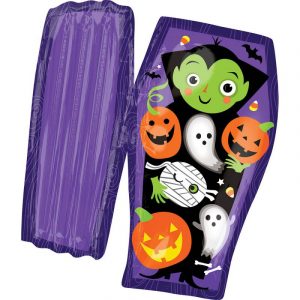 Halloween Ballon riesiger Vampir-Sarg
