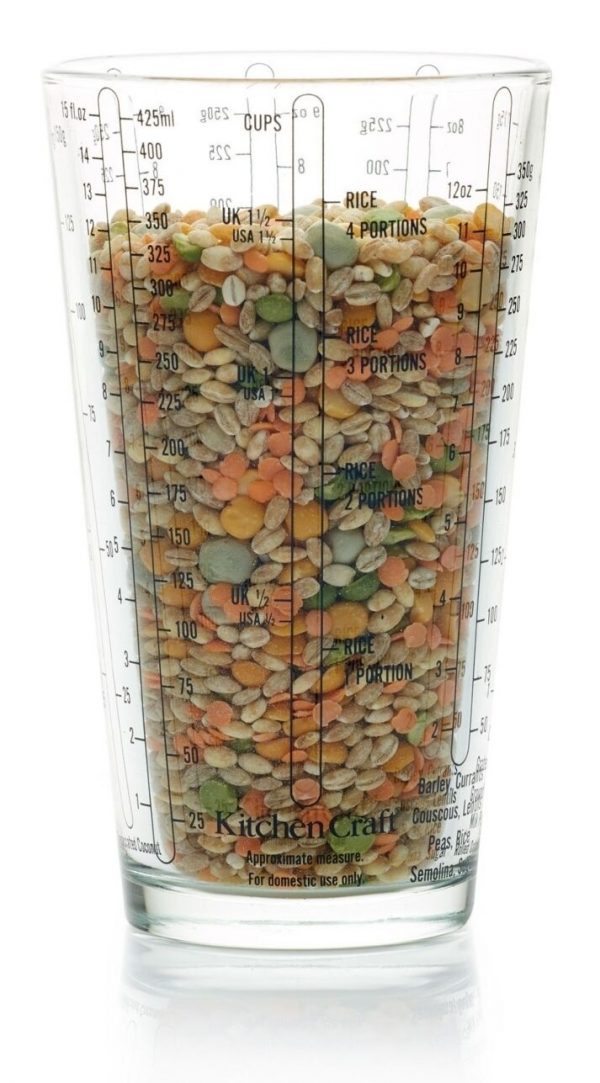 KitchenCraft Messbecher aus Glas