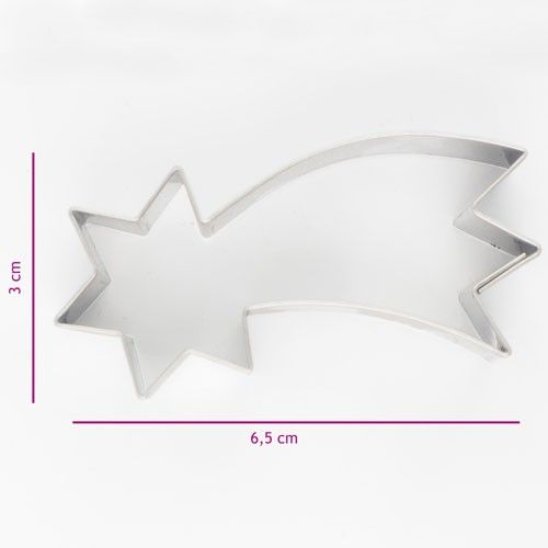 Keksausstecher Sternschnuppe 6,5 cm