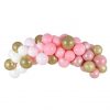KIT für Ballongirlande 2 Meter rosa/gold