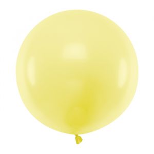 1m XXL Luftballon - Pastelgelb