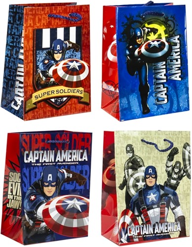 Giftbag Marvel Captain America 23x16x9cm