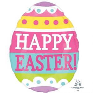 Folienballon Ei "Happy Easter!"