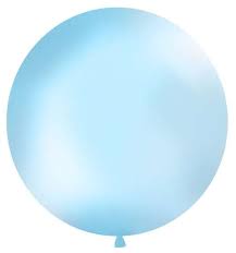 1m XXL Luftballon - pastel blau