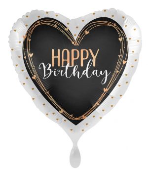 herz-folienballon-happy-birthday-45cm Folienballon "Happy Birthday" 43cm