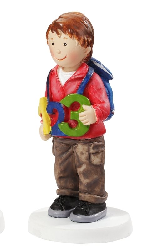 Hobbyfun Deko-Figur Schuljunge Abc