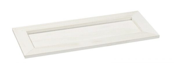 Holztablett Weiß 35x16x3cm - 1 Stk