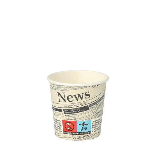 50 Trinkbecher, Pappe "Newsprint"