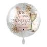 Folienballon Prosecco "Happy Birthday " 43cm