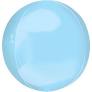 Orbz Pastell-Blue Folienballon