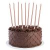 16 Kerzen mit Haltern Geburtstag rosegold