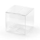 Schachteln, quadratisch, transparent, 5x5x5cm