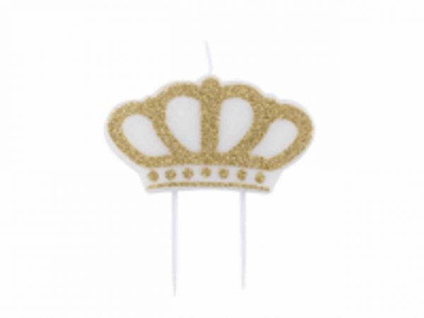 Candelina Kerze Krone 8×4,5cm