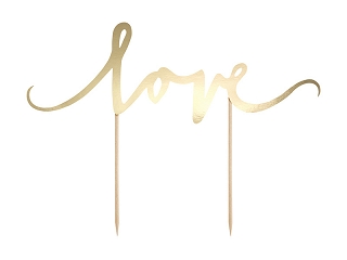 Tortentopper ''Love'' gold