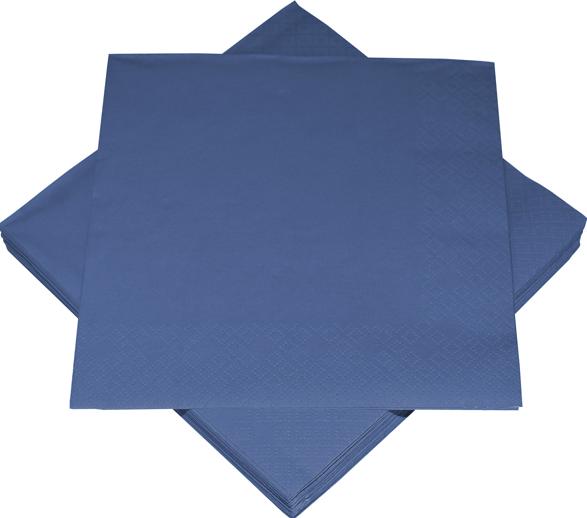20 Servietten Blau 33x33 cm