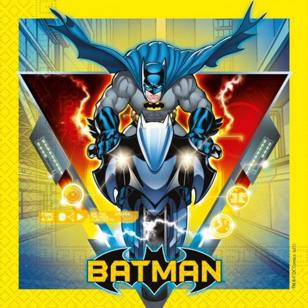 16 Batman Servietten 33x33cm