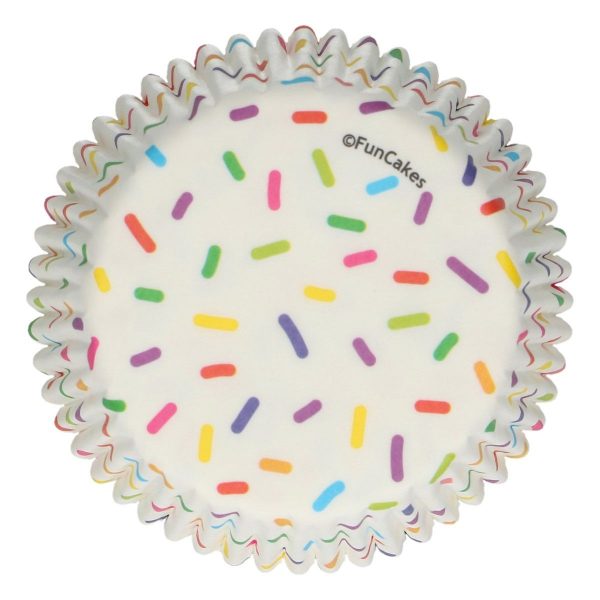 Funcakes - Papierbackformen - Sprinkles - 48 Stück