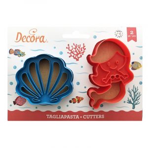DECORA AUSSTECHER "MEERJUNGFRAU UND MUSCHEL"