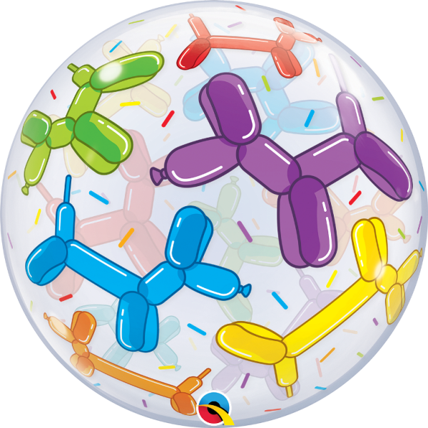 Qualatex Bubbles Balloon Dogs 55cm