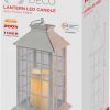 maximus-deco-led-lantern-candle-plus-timer-17x30cm Maximus Deco LED Laterne Candle + Timer
