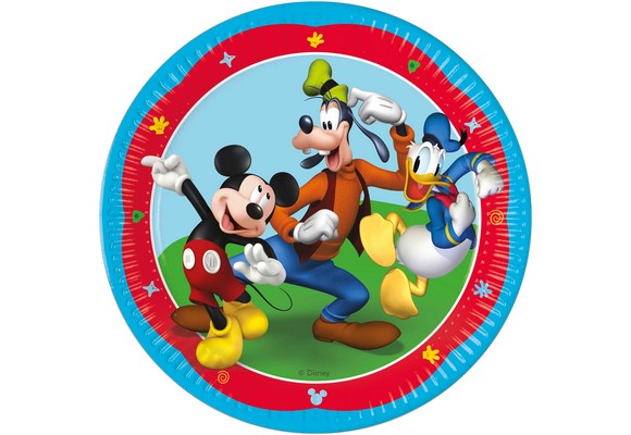 8 Teller Mickey Mouse - 23cm
