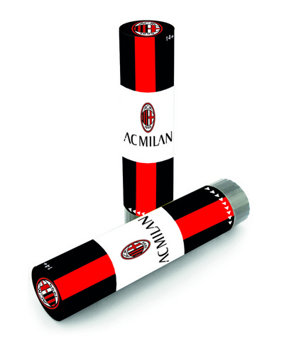 Konfetti-Kanone Schwarz/Rot AC Milan