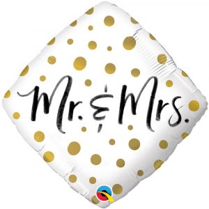 mr Folienballon Mr & Mrs 46 cm