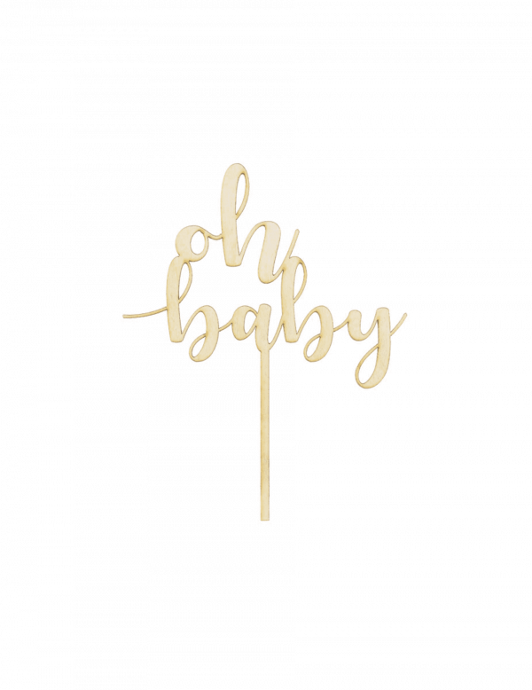 Tortendeko Topper " oh baby"