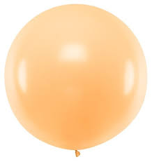 1m XXL Luftballon - pastel orange