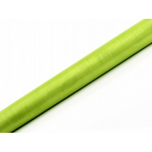 Organza Stoff apfelgrün 36cm x 9m