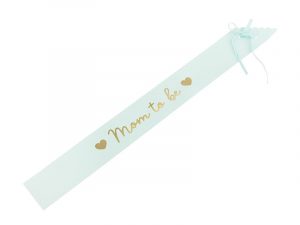 Schärpe Mom to be, light tiffany blue, 75 cm