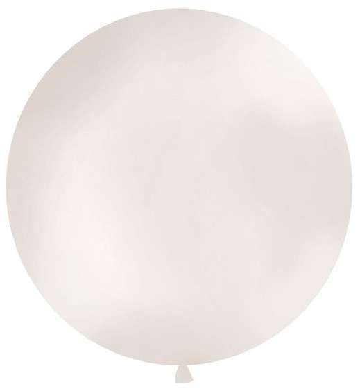 1m XXL Luftballon - Pearl weiß