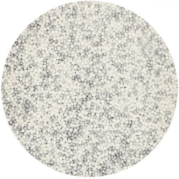FunCakes Zuckerperlen - Silver-White