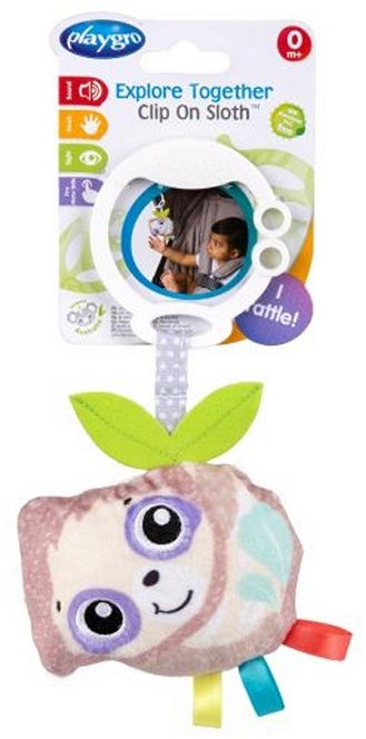 Playgro Explore Together Clip on Faultier 10x10cm