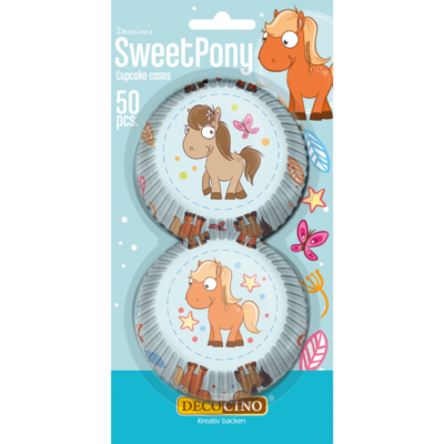 Dekoback Muffinförmchen Sweet Pony