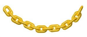Riesige XXL Goldkette 7 Meter
