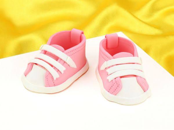 Cake Masters Feinzucker Babyschuhe rosa